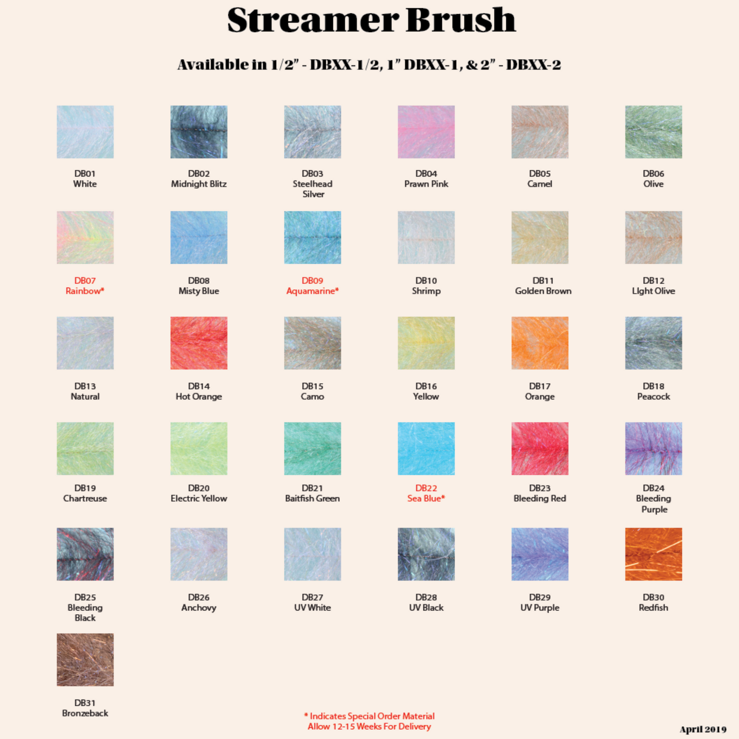 Streamer Brush 1" - Sale