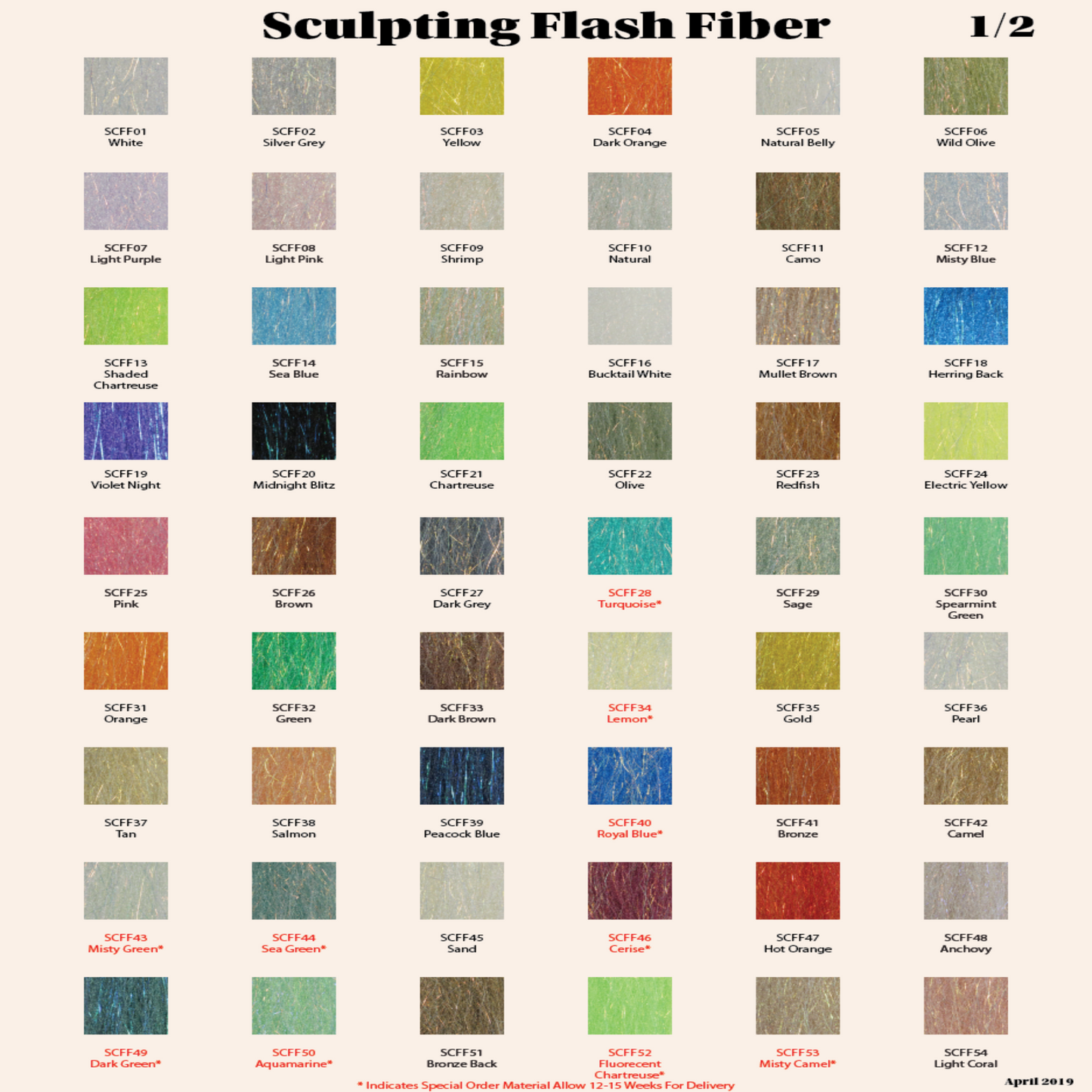 Sculpting Flash Fiber - Sale