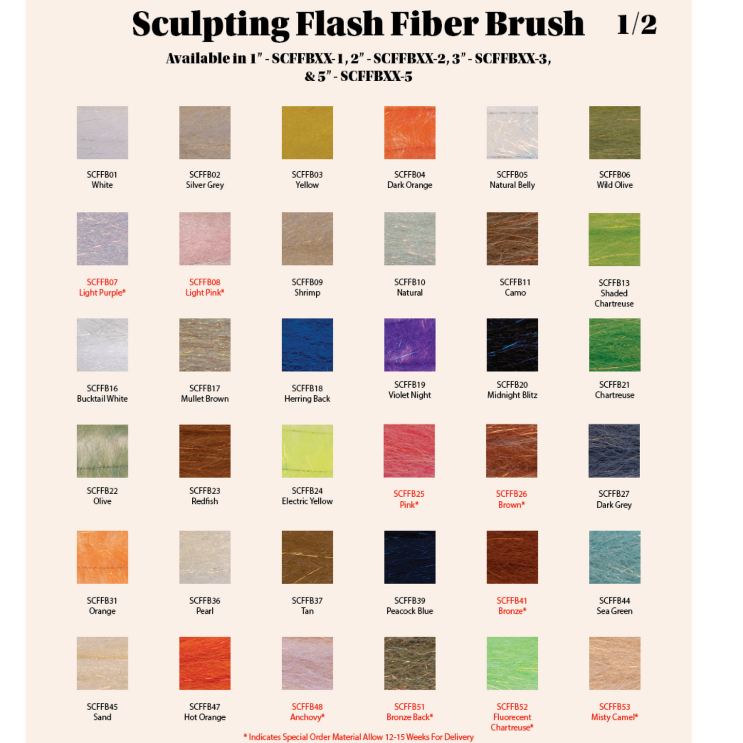 Sculpting Flash Fiber Brush 2"