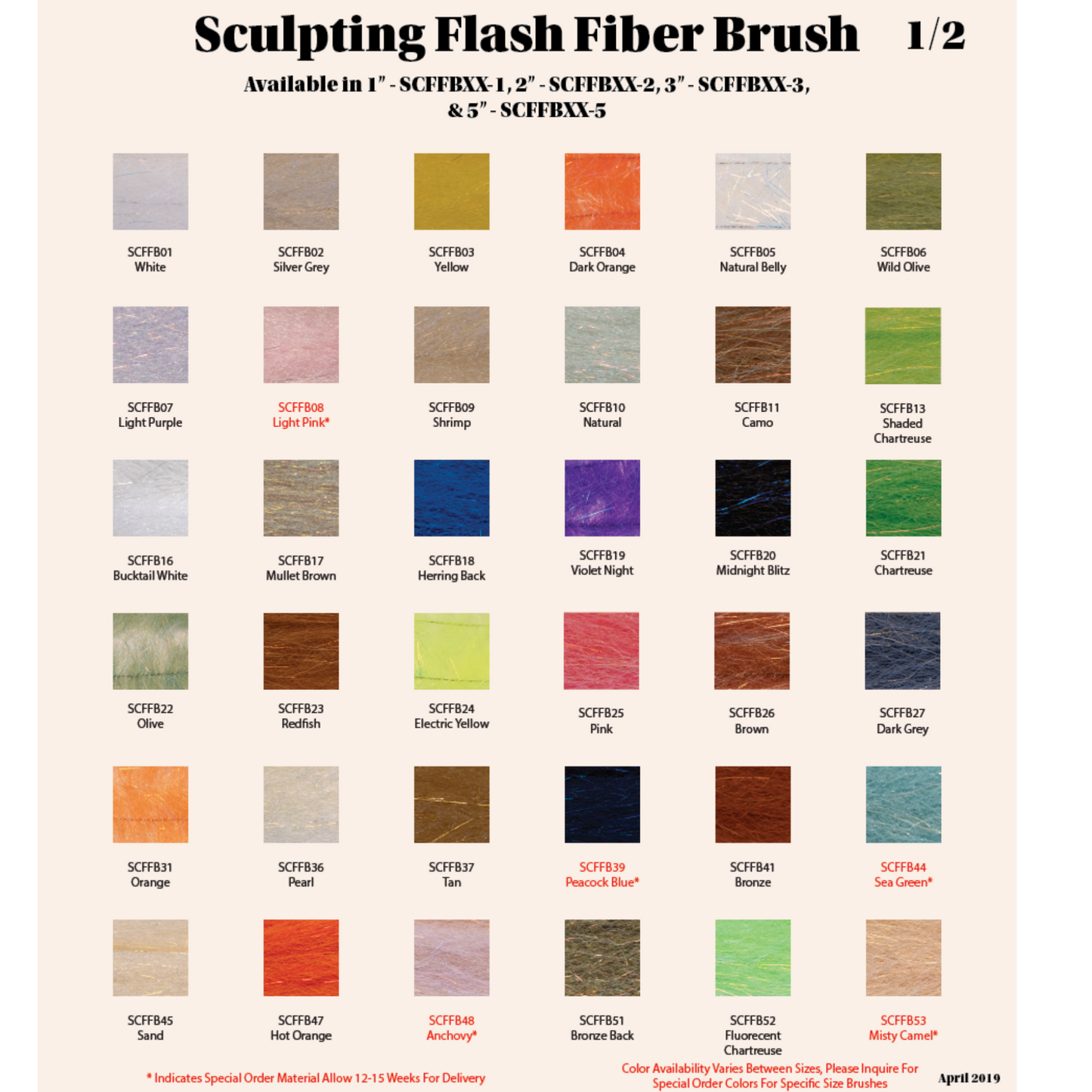 Sculpting Flash Fiber Brush 3"