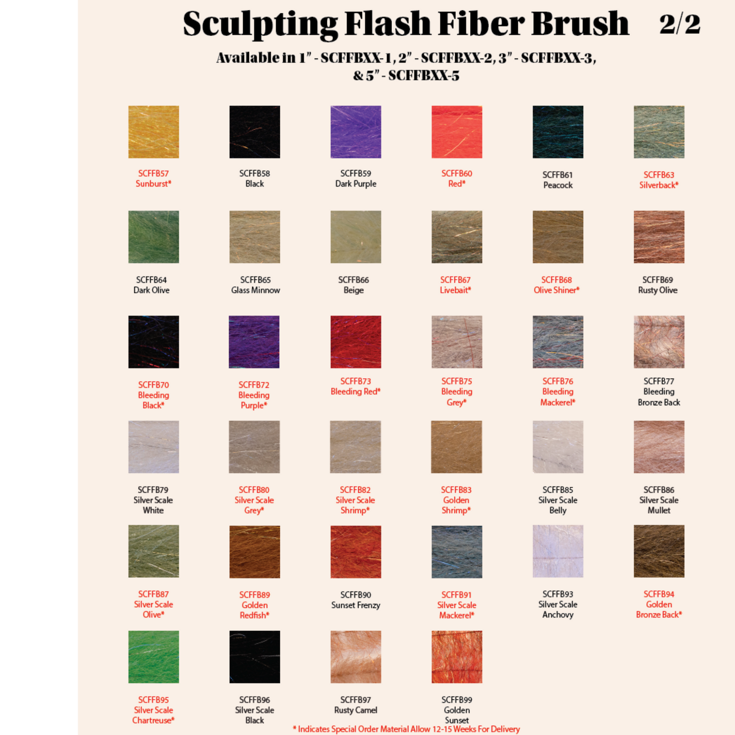 Sculpting Flash Fiber Brush 2"