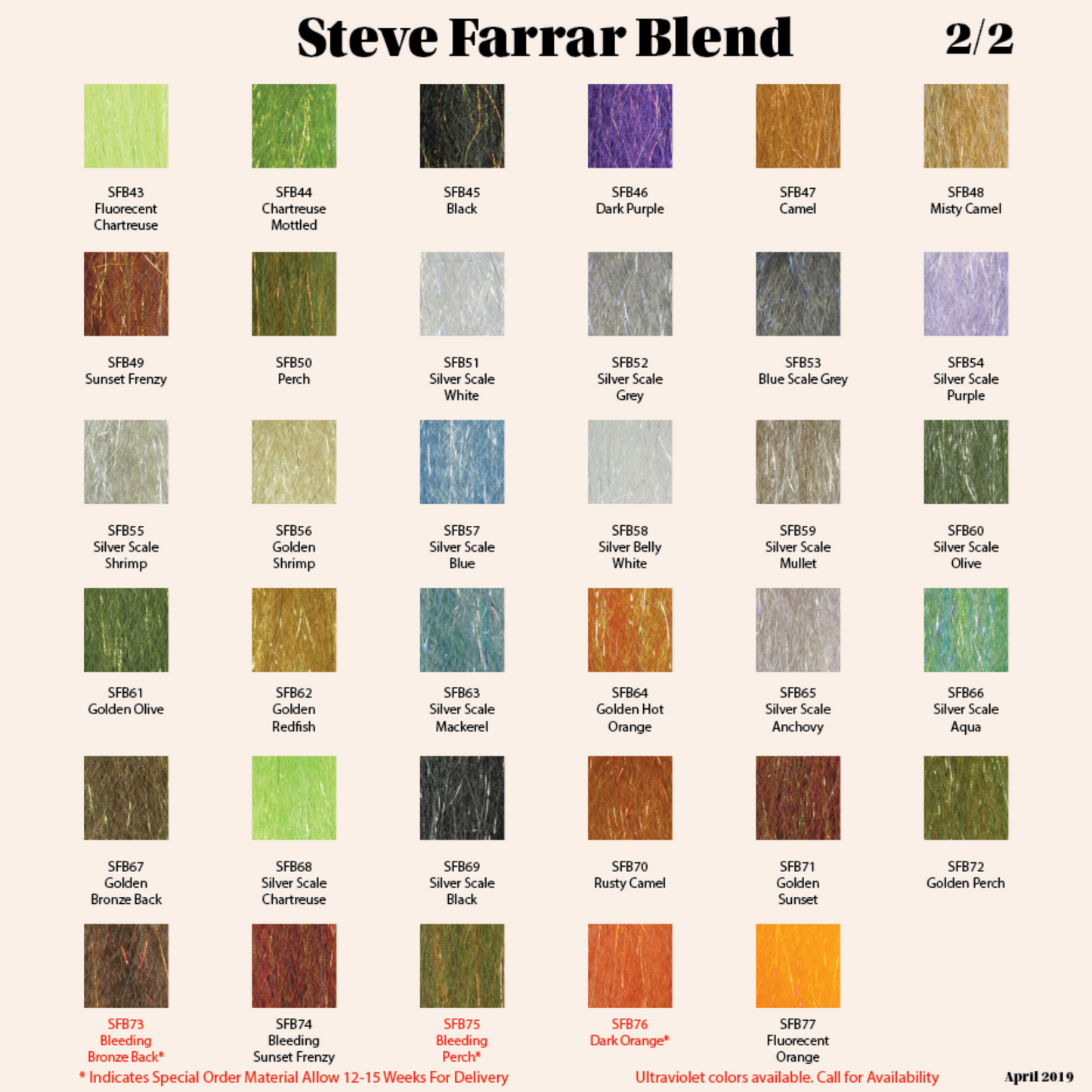UV Steve Farrar Blend - Sale